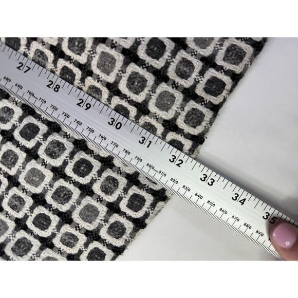 PARIS BLUES YK2 Check Window Plaid Woven Wool Blend Pea Coat Size XL - Picture 4 of 8